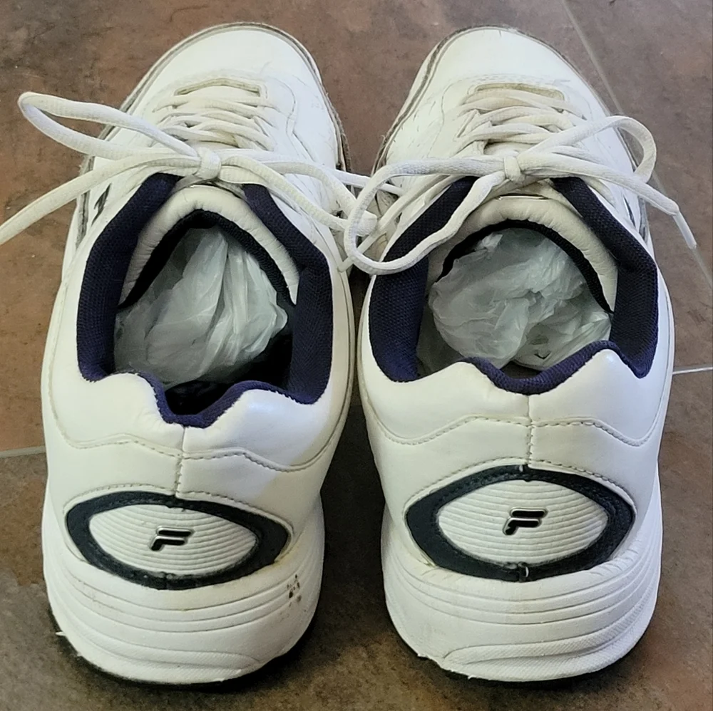 Fila Men's White Athletic Shoes Size 12